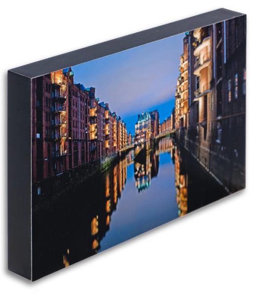 Foto Block 20x20 cm schwarz